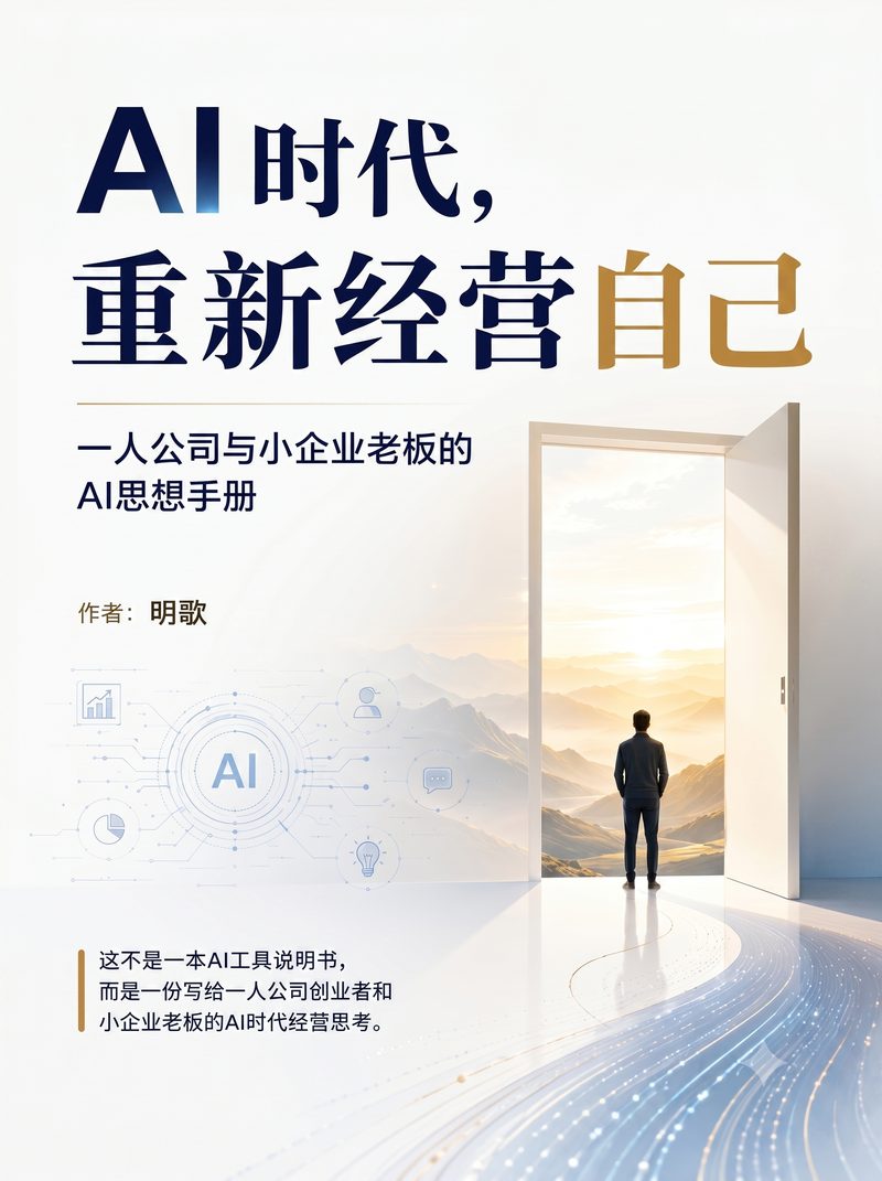《AI时代，重新经营自己》— 一人公司与小企业老板的AI思想手册 · 明歌著